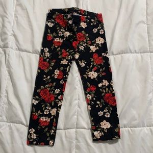 Old Navy flower print leggings